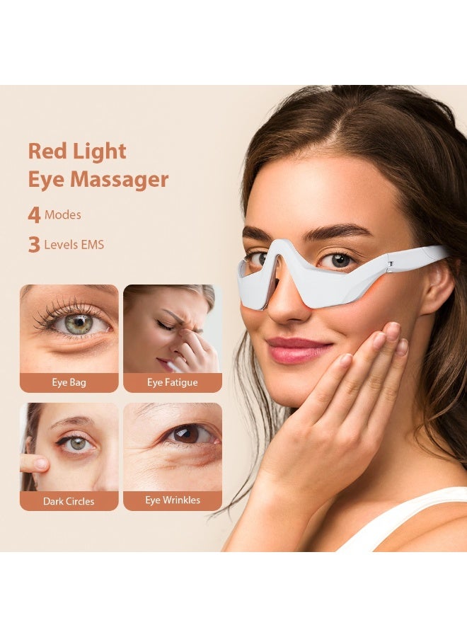 كيلو كيلو فولت جهاز إزالة تجاعيد العين، العناية بالعين، جهاز تدليك العين ثلاثي الأبعاد، واقي العين النبضي EMS، شد أكياس العين، تقليل الخطوط الدقيقة والهالات السوداء - Image 3